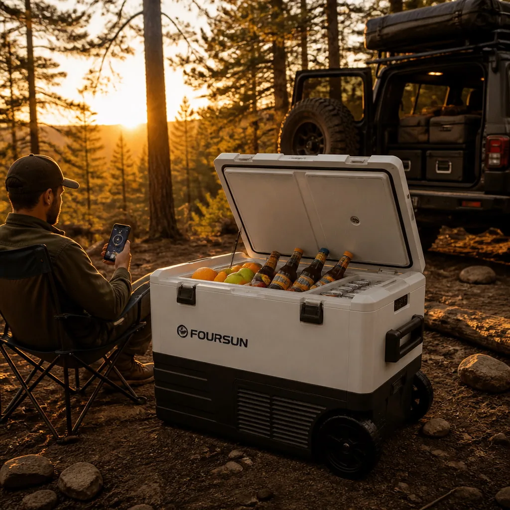 iCold 55L en pleine nature